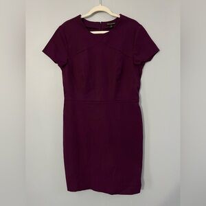 Banana Republic burgundy Sheath dress Size 14 NWOT